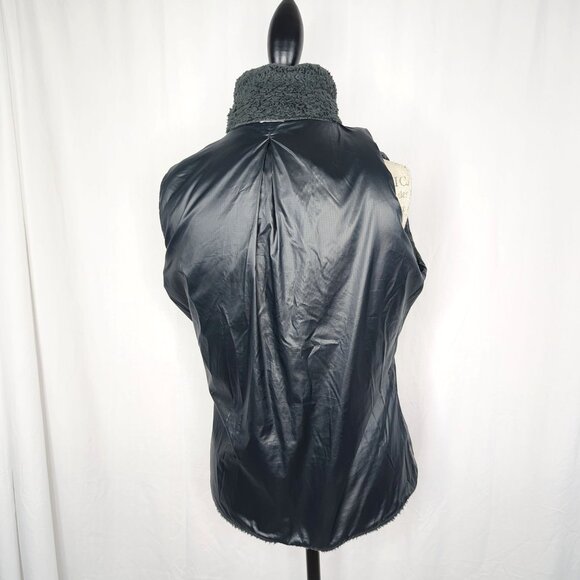 Patagonia Vest Medium Black Reversible Sherpa Nylon - Picture 10 of 10